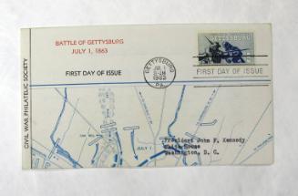 Commemorative Cachet: Battle of Gettysburg Centennial