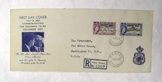 First Day Cover: The Bahamas Talks, December 1962