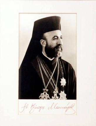 Photograph of President of Cyprus Makarios III