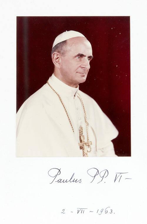 Photograph of Pope Paul VI