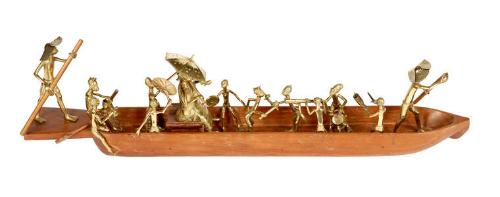 Sculpture of a Royal Barge