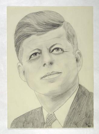 Sketch of John F. Kennedy