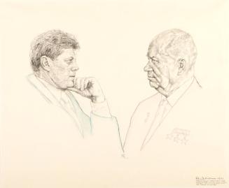 John F. Kennedy and Nikita Khrushchev