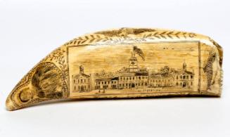 Independence Hall Scrimshaw