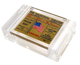 Cigarette Box with Theater Announcement