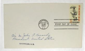 First Day Cover: 5-cent Centenary of City Mail Delivery U.S Postage Stamp