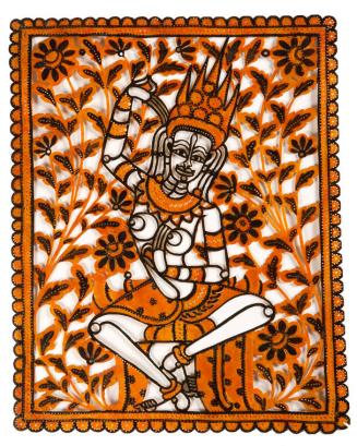 Wall Hanging of a Cambodian Dancer