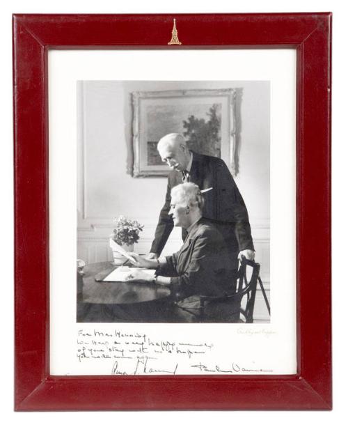 Photograph of Governor General of Canada Georges P. Vanier and his wife Pauline