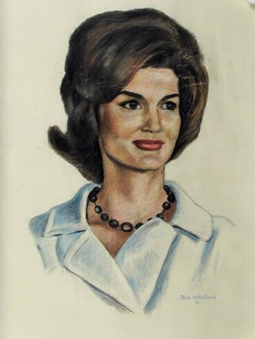 Portrait of Jacqueline Kennedy – All Artifacts – The John F. Kennedy ...