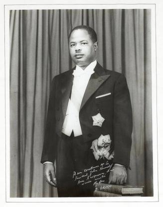 Photograph of President Ahmadou Ahidjo of Cameroon