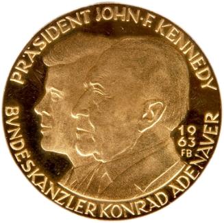 John F. Kennedy and Konrad Adenauer Medal