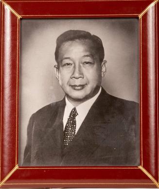 Photograph of King of Laos Sri Savang Vatthana
