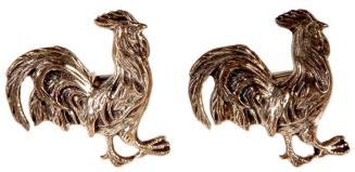 Pair of Rooster Cuff Links