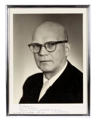 Photograph of President of Finland Urho Kekkonen