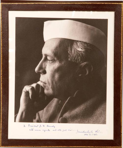 Photograph of Prime Minister of India Jawaharlal Nehru