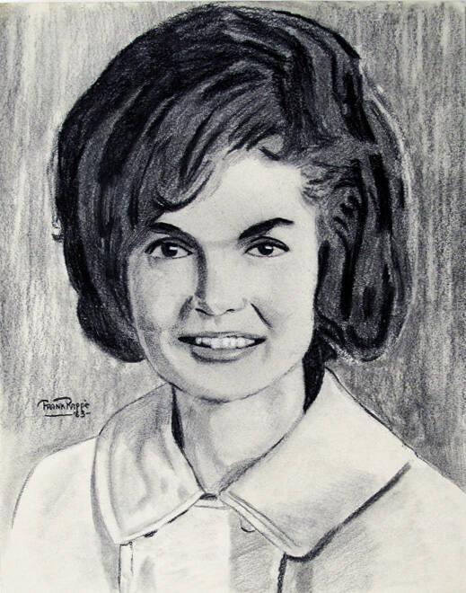 Sketch of Jacqueline Kennedy – All Artifacts – The John F. Kennedy ...