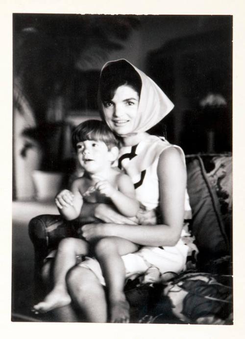 Photograph of Jacqueline Kennedy and John F. Kennedy, Jr.