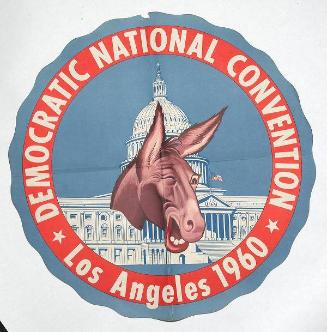 2 Democratic Donkey Stickers