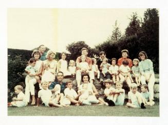 Photograph of Kennedy Family at Hyannisport