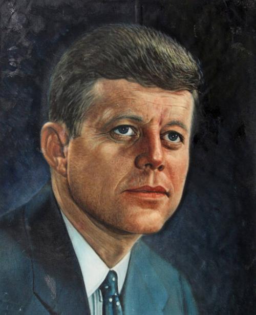 Portrait of John F. Kennedy