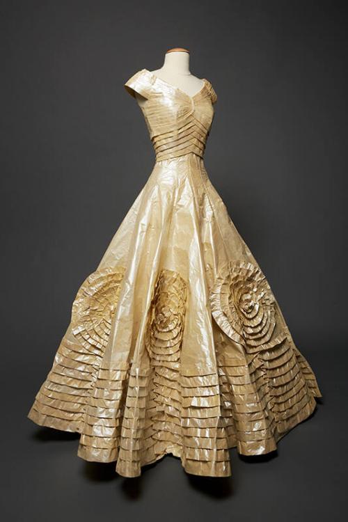 Paper Replica of Jacqueline Bouvier's Wedding Dress