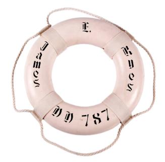 Life Preserver from the U.S.S. James E. Kyes