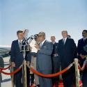 John F. Kennedy Presidential Library and Museum, Boston, MA 
KN-C18983. Arrival Ceremonies for…