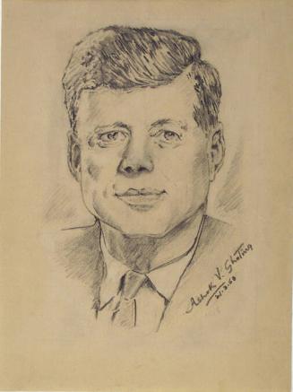 Sketch of John F. Kennedy